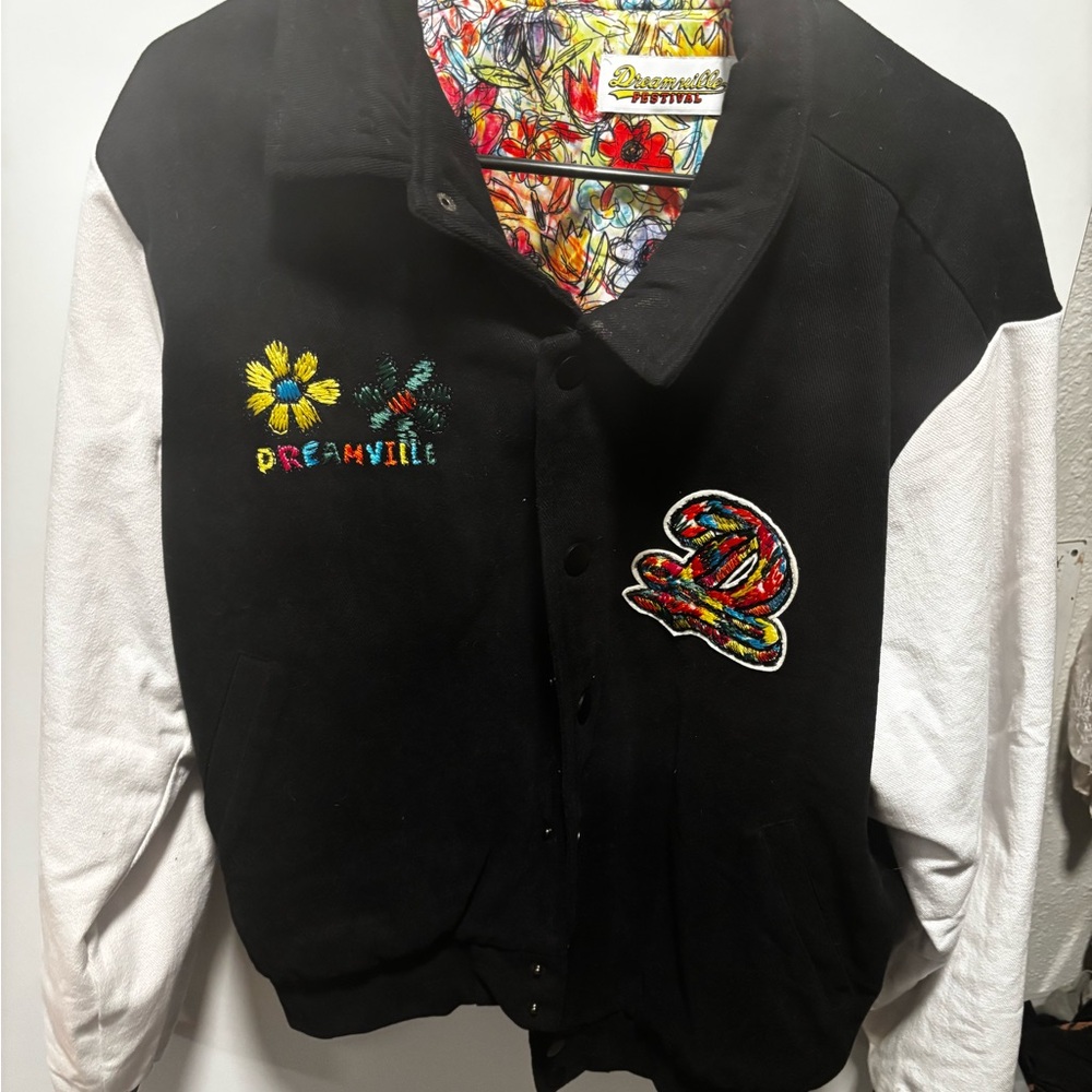 Black and White Varsity Jacket